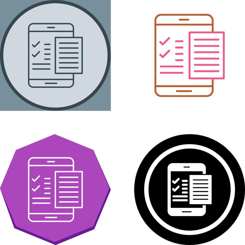 Check List Icon Design vector