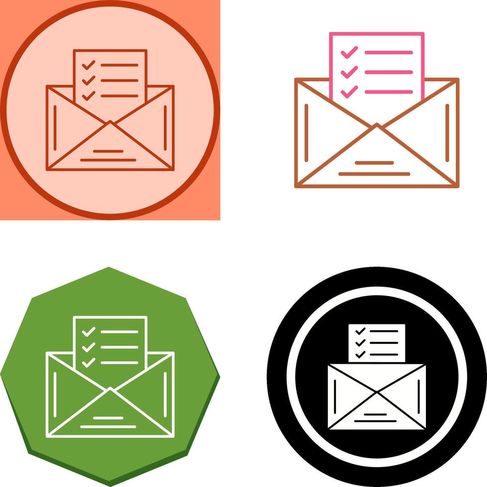 Check List Icon Design vector