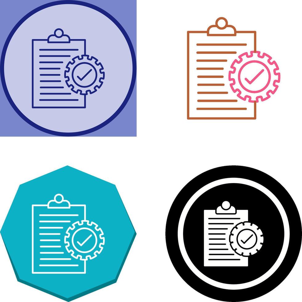 Check List Icon Design vector