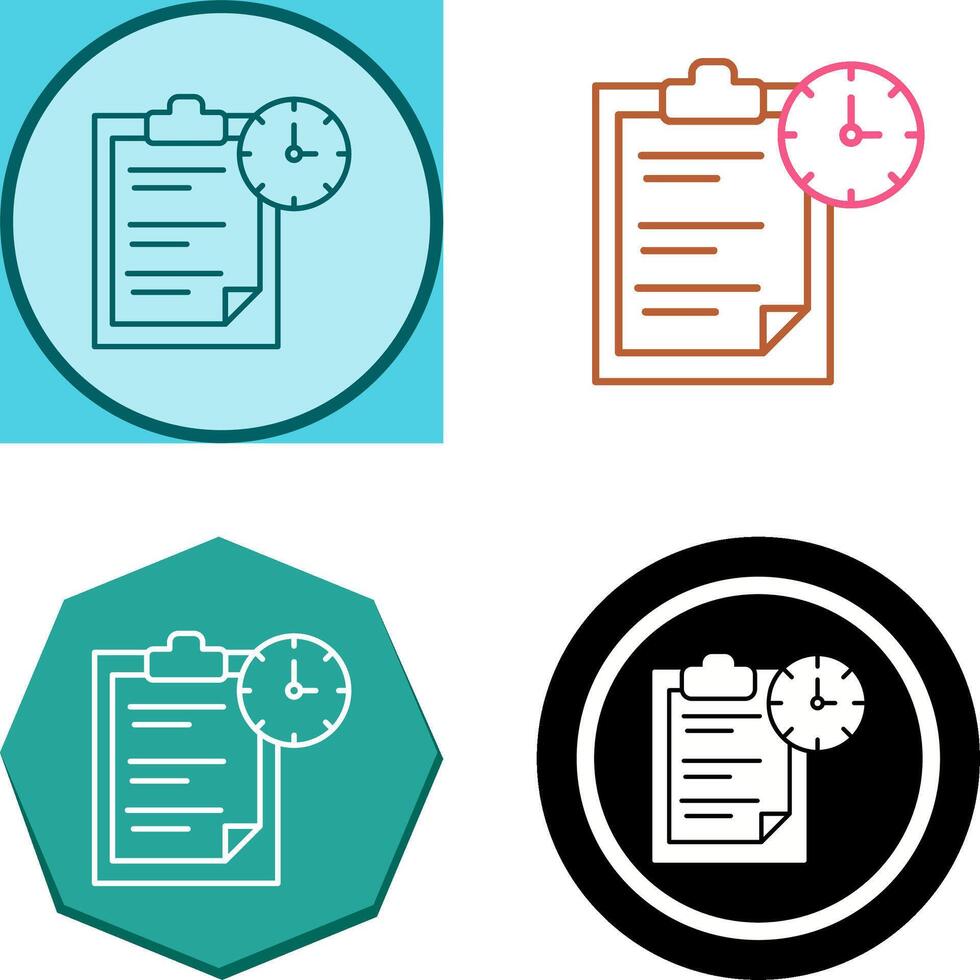 Task Management Icon Design vector
