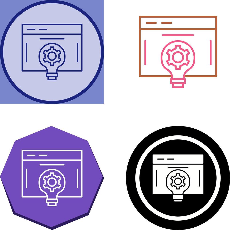 Inovation Icon Design vector