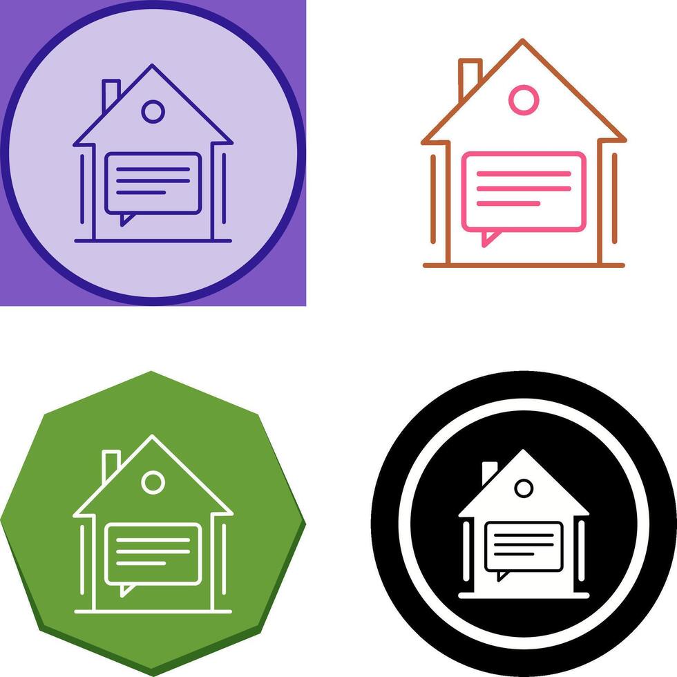 Message Icon Design vector