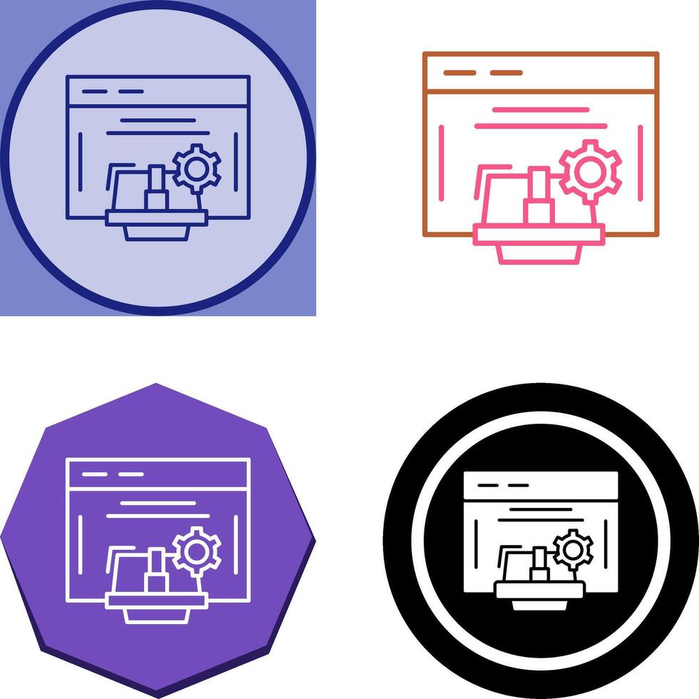 Engineering Icon Design vector