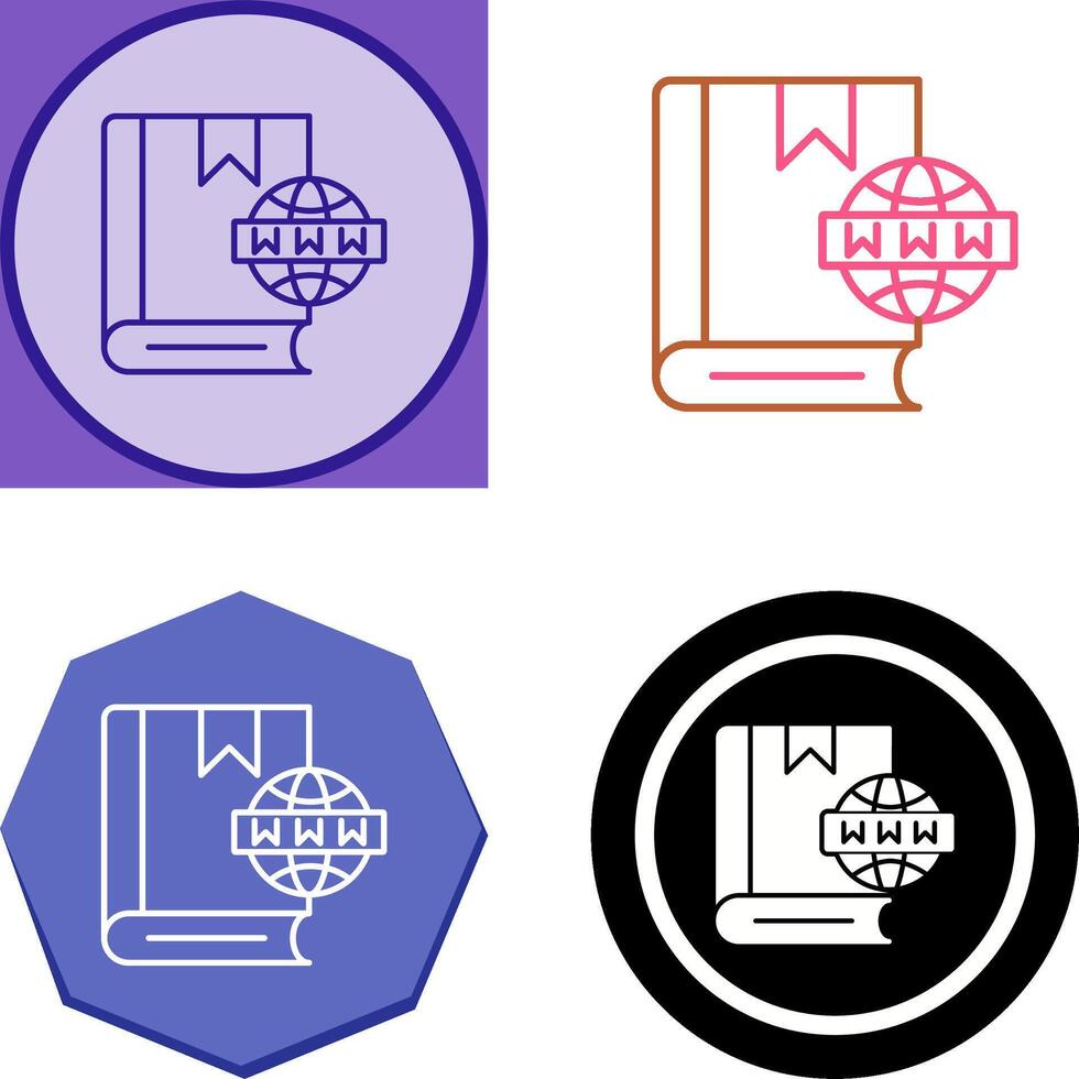 Website Icon Design vector