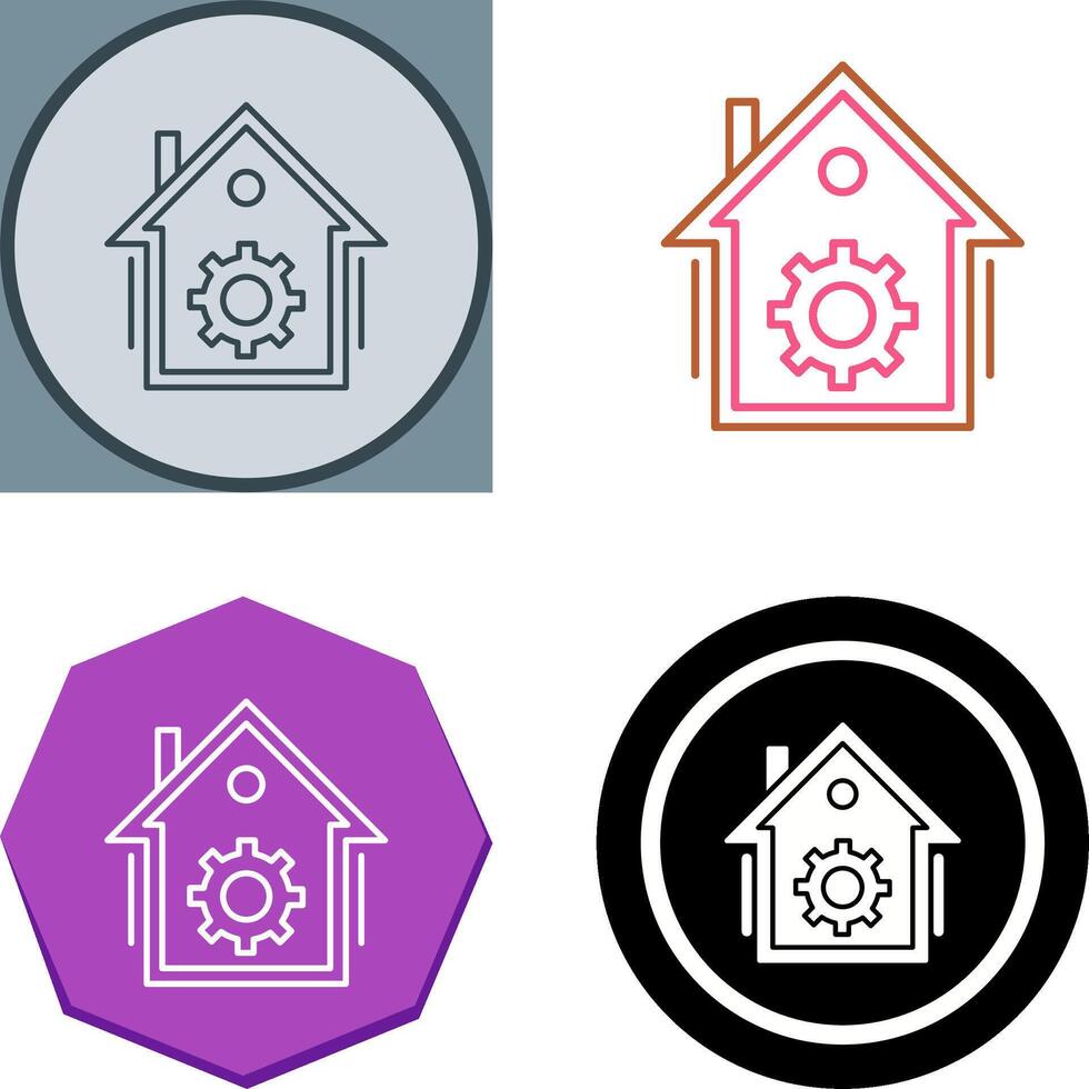Home Automation Icon Design vector
