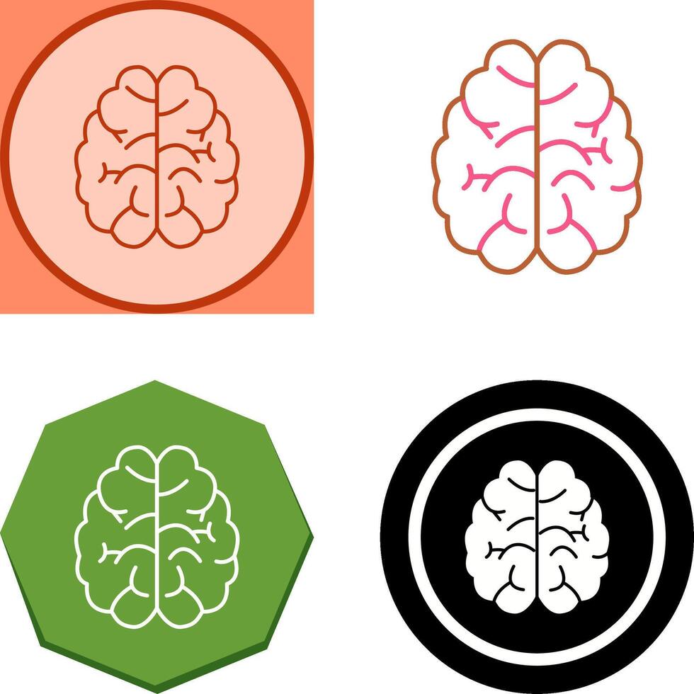 Brain Icon Design vector