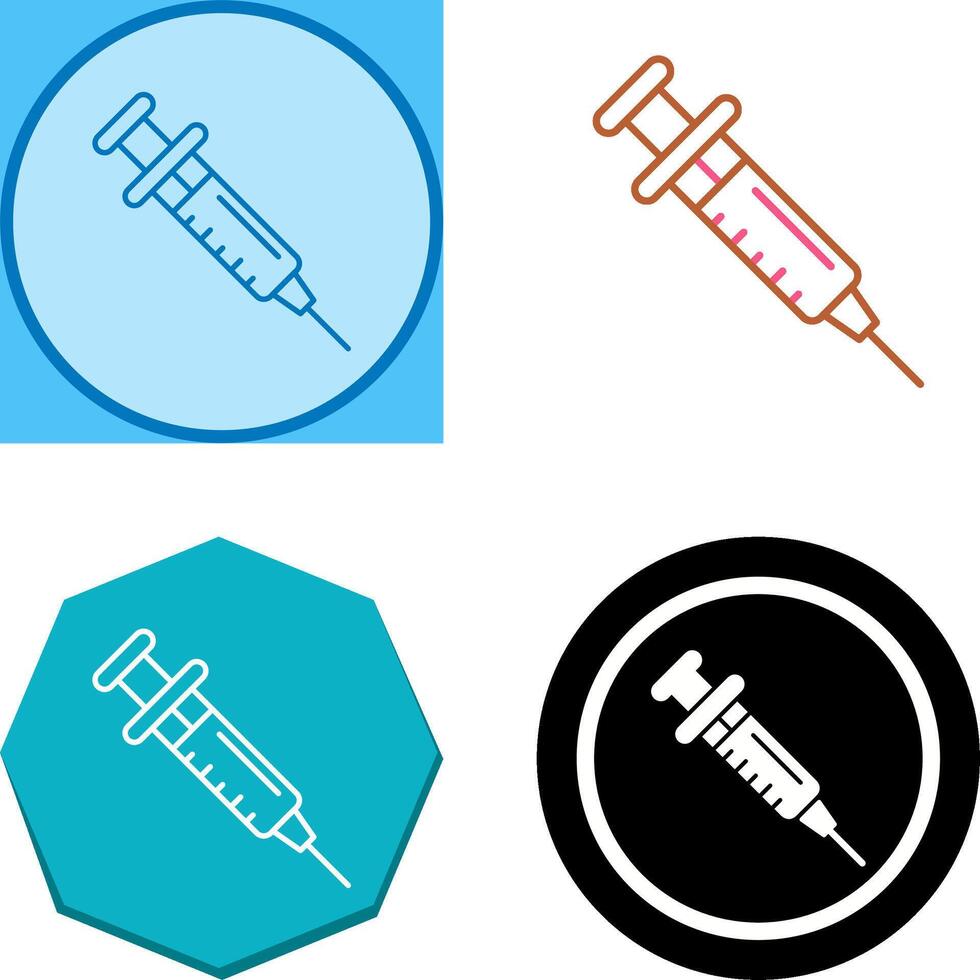 Injection Icon Design vector