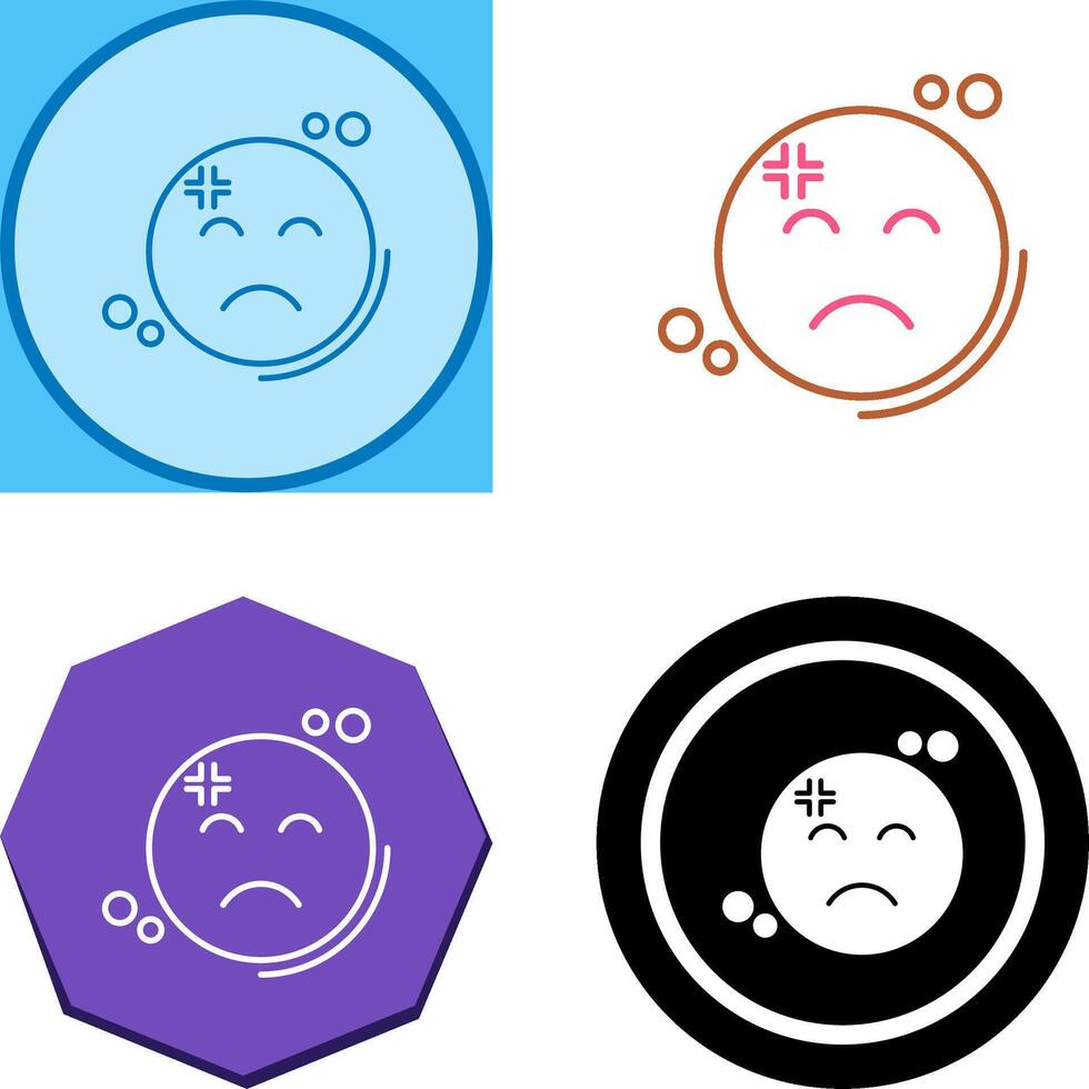 Dissapointment Icon Design vector