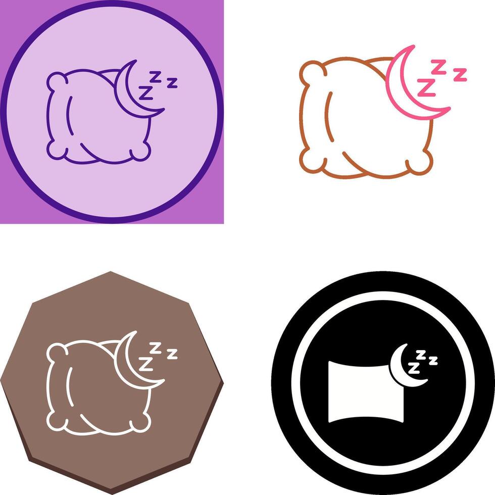 Pillow Icon Design vector