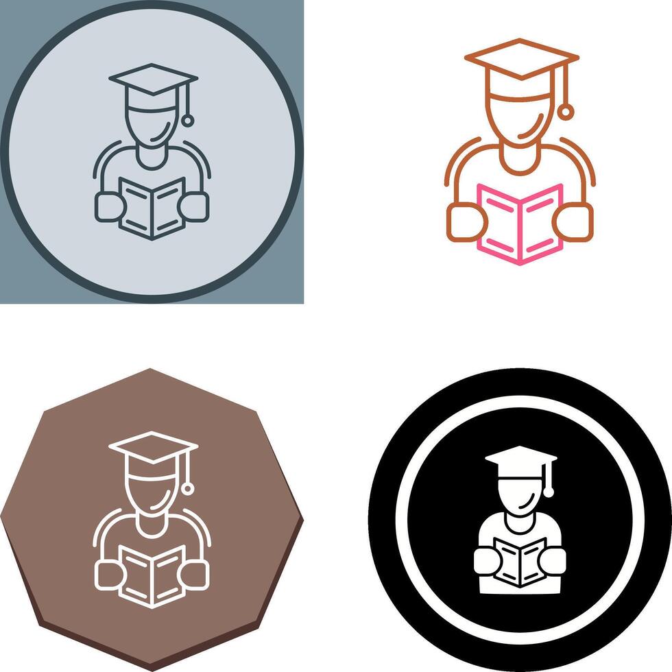 Learning Icon Design vector