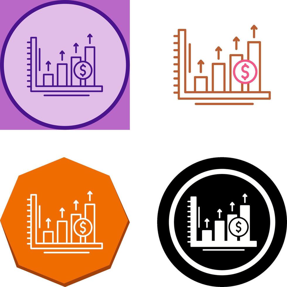 Profit Icon Design vector