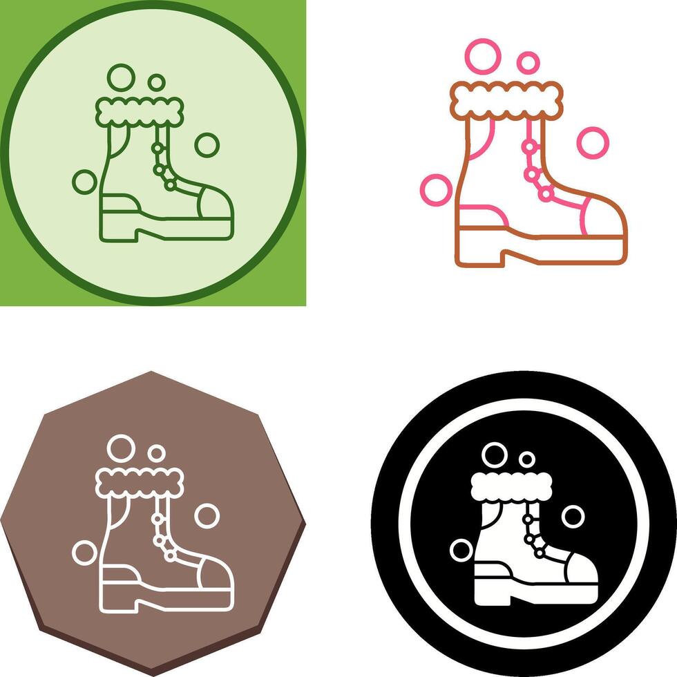 Snowshoes Icon Design vector