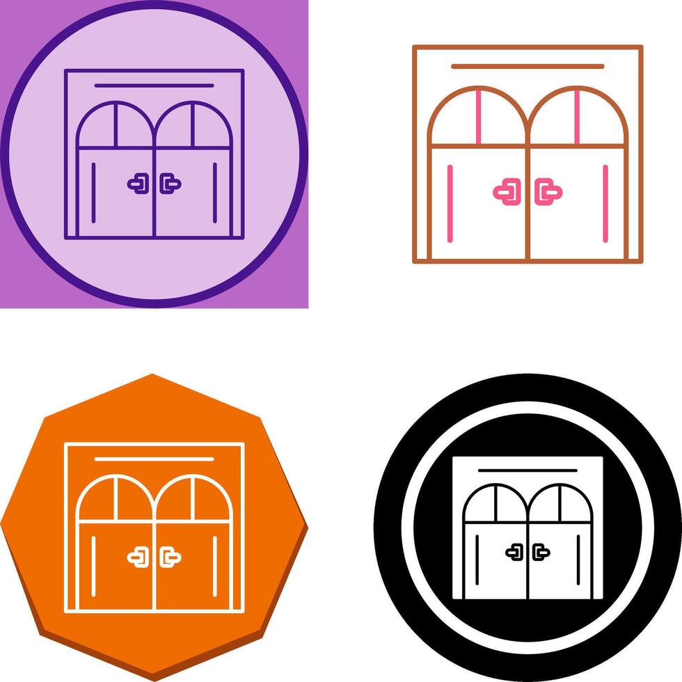 Door Icon Design vector