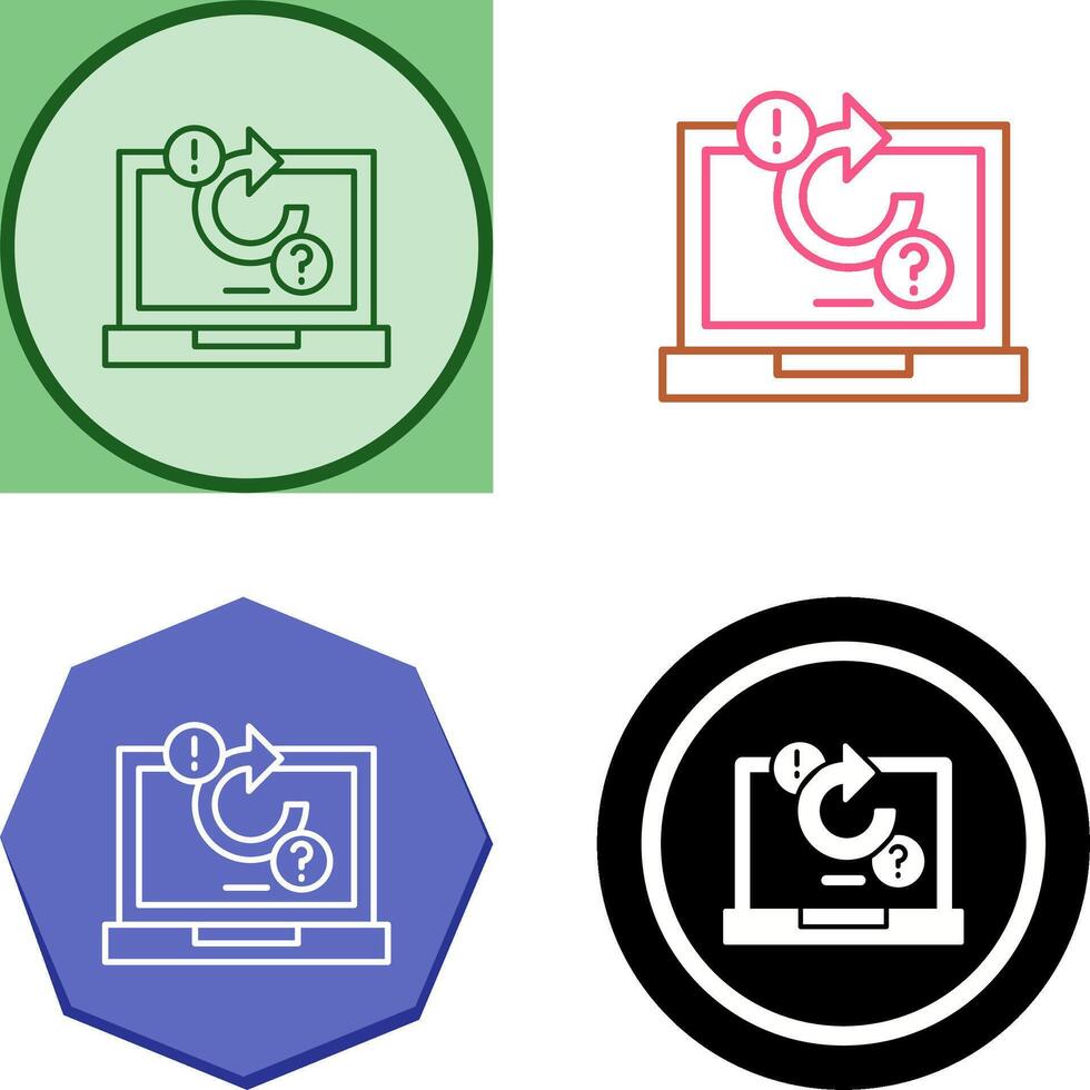 Problem solving Icon Design vector