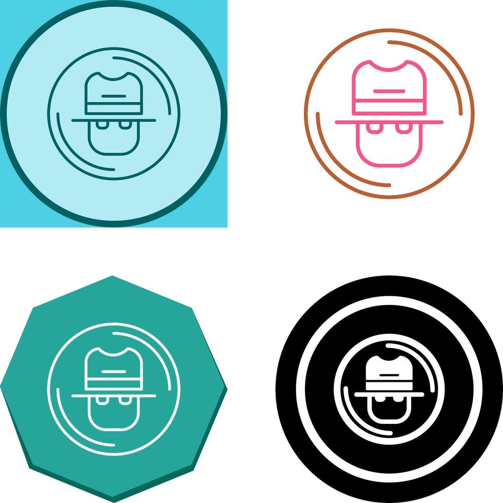 Spy Icon Design vector
