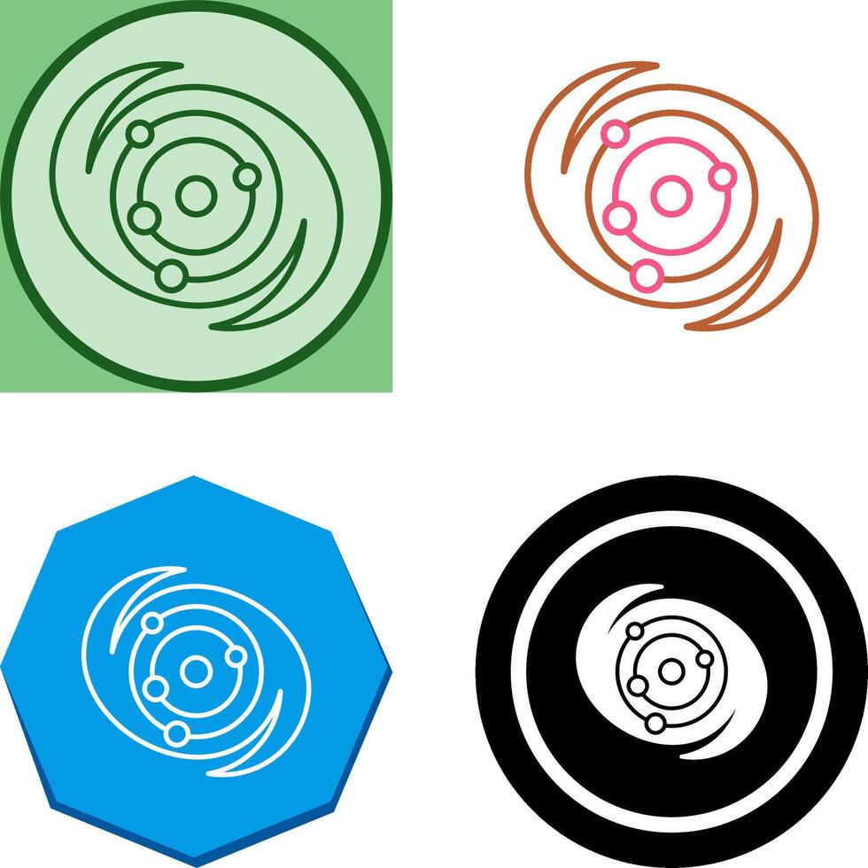 Galaxy Icon Design vector