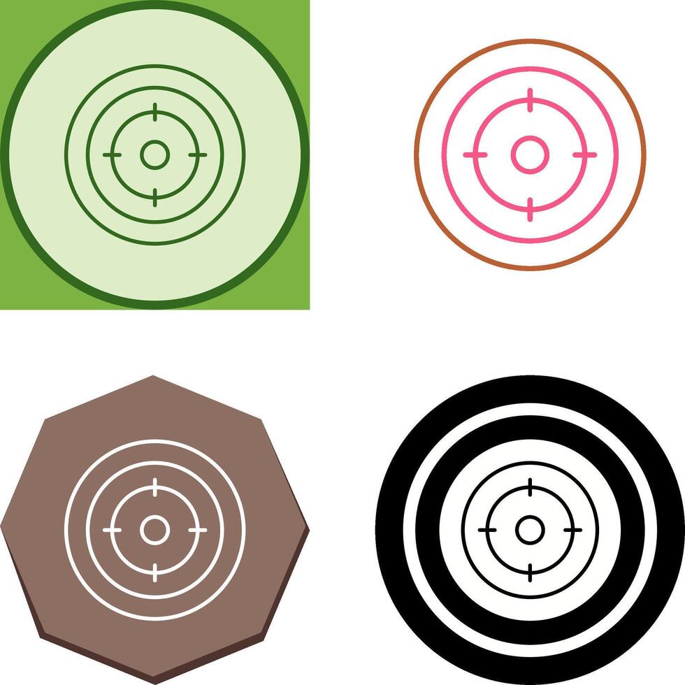 Target Icon Design vector