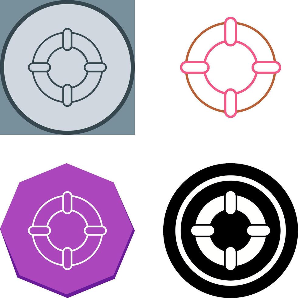 Life Saver Icon Design vector
