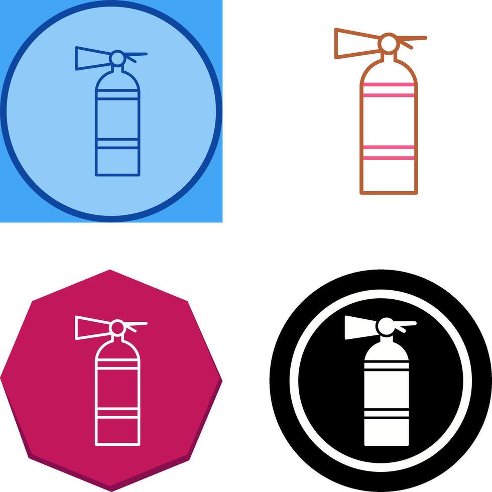 Fire Extinguisher Icon Design vector