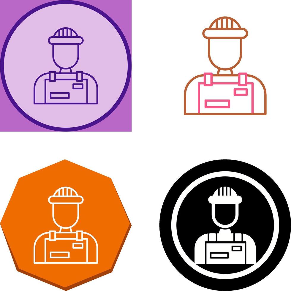 Riot Police Icon Design vector
