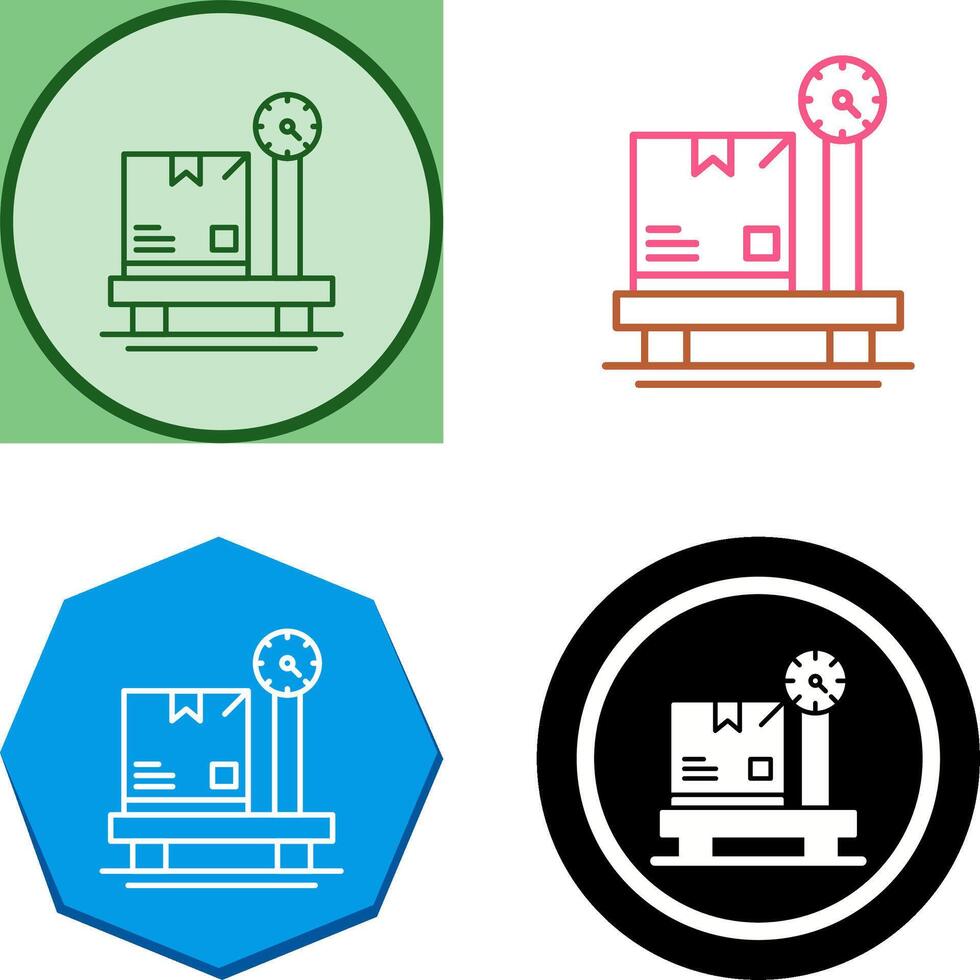 Weight Icon Design vector