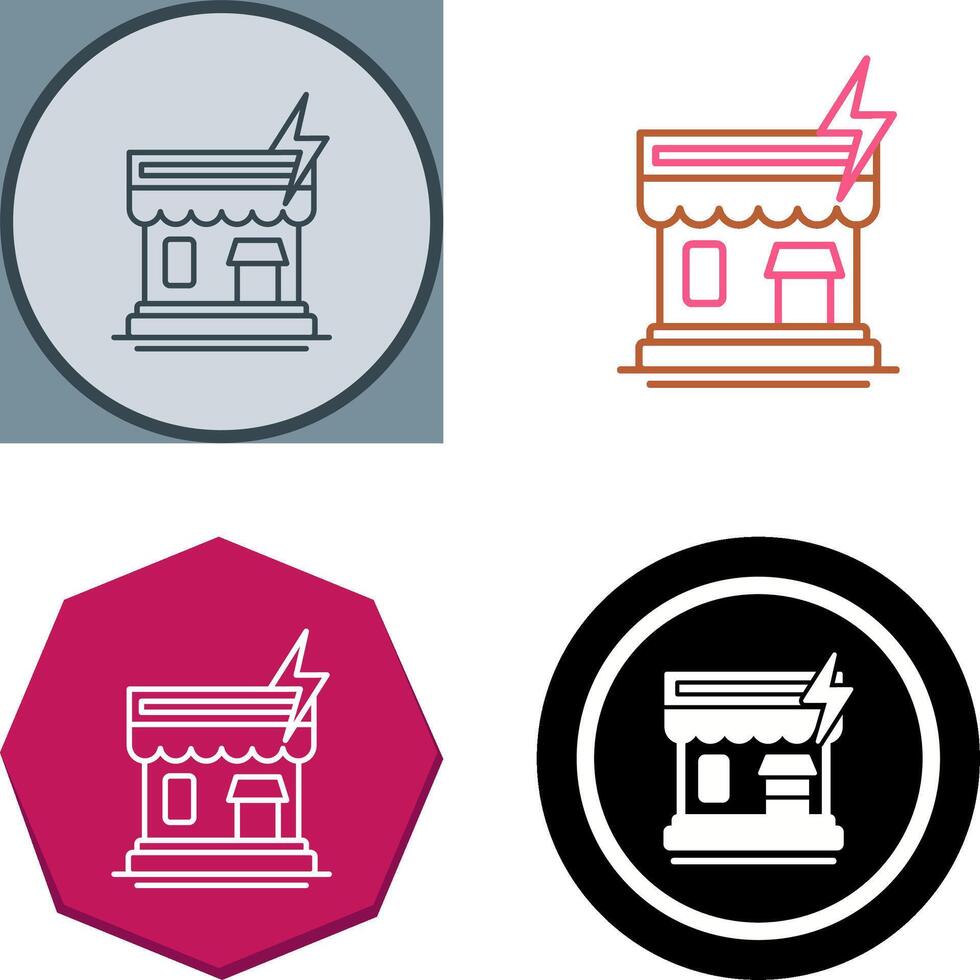 Natural Disaster Icon Design vector