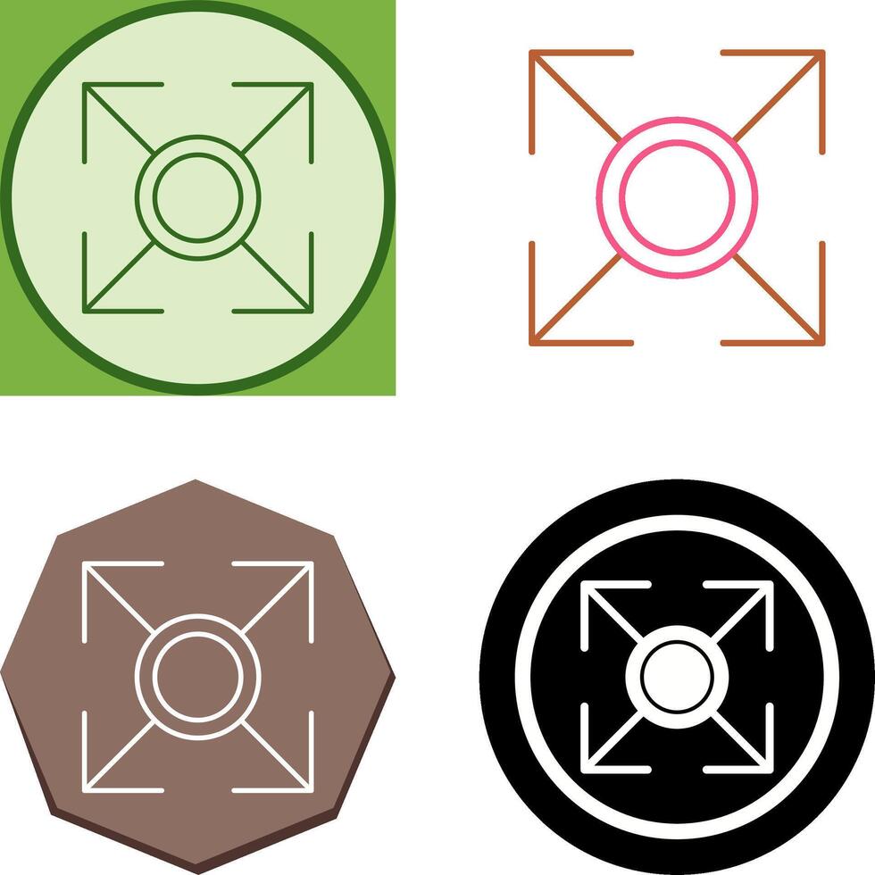 Expand Icon Design vector