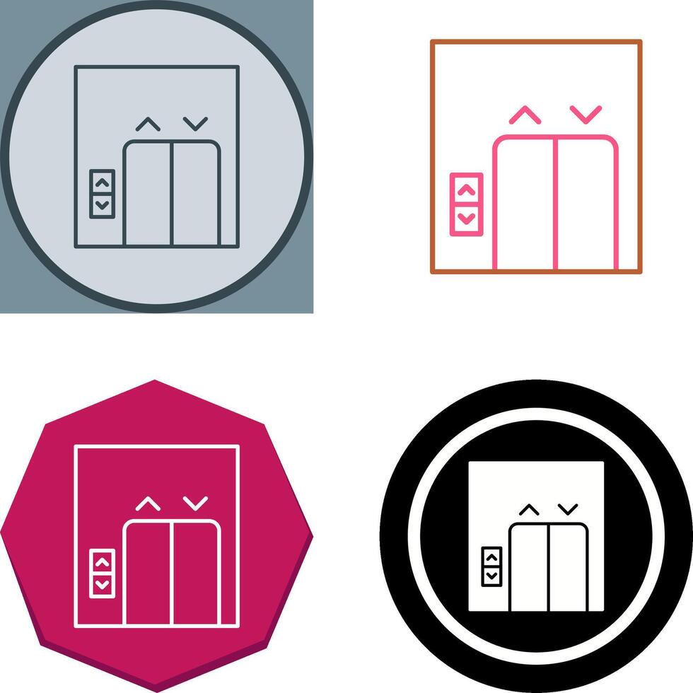 Elevator Icon Design vector