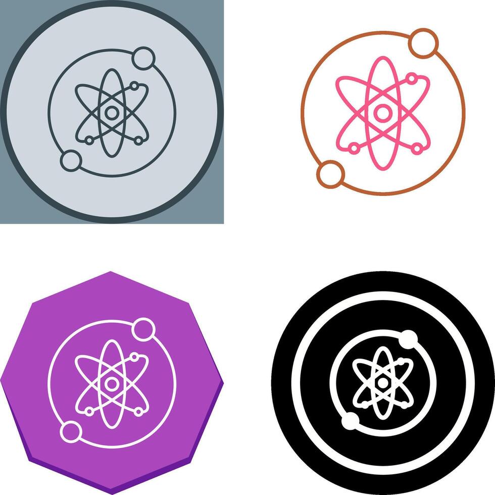 Proton Icon Design vector