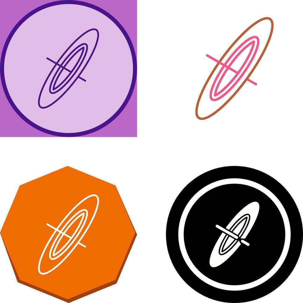 Black Hole Icon Design vector