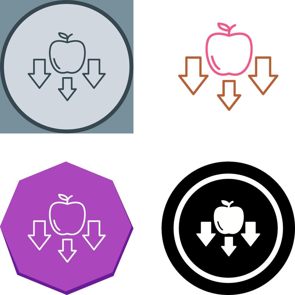 Gravity Icon Design vector