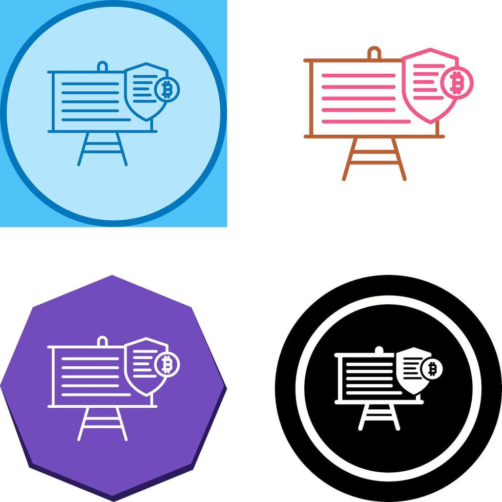Presentation Icon Design vector