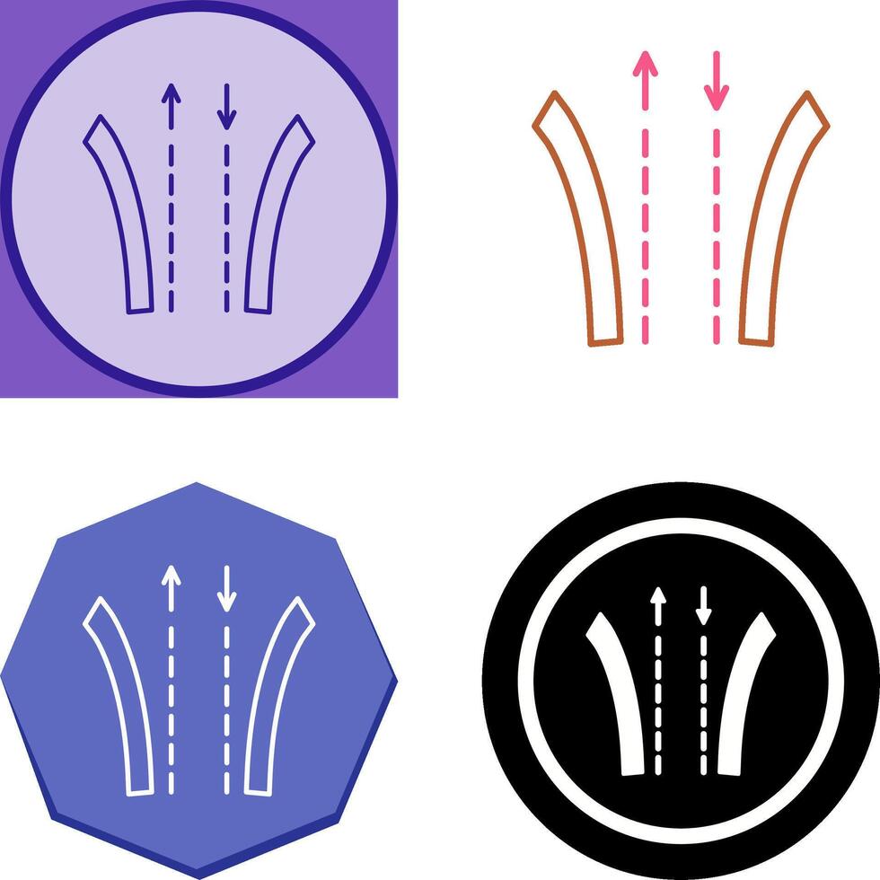 Way Icon Design vector