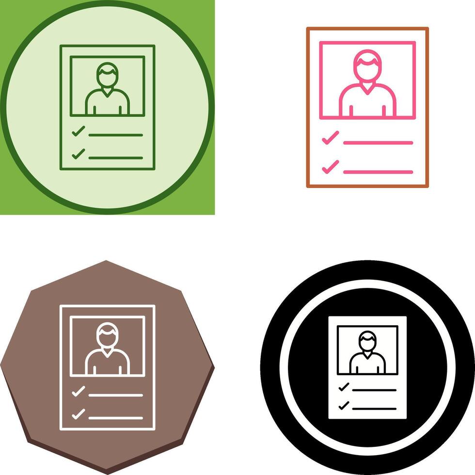 Ballot Icon Design vector