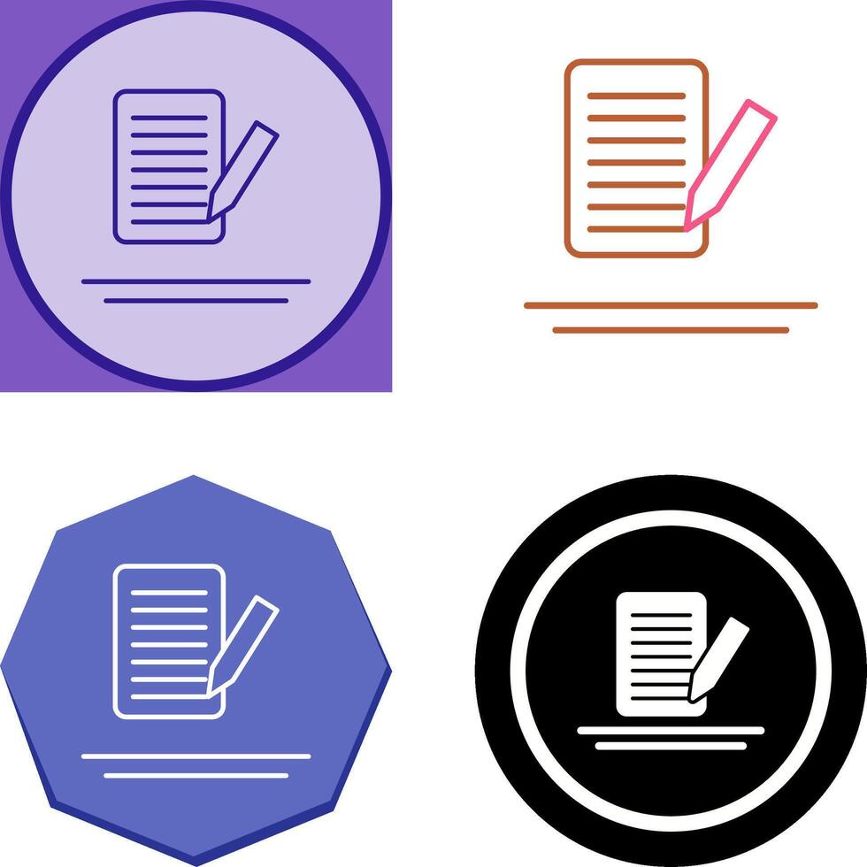 Edit Icon Design vector