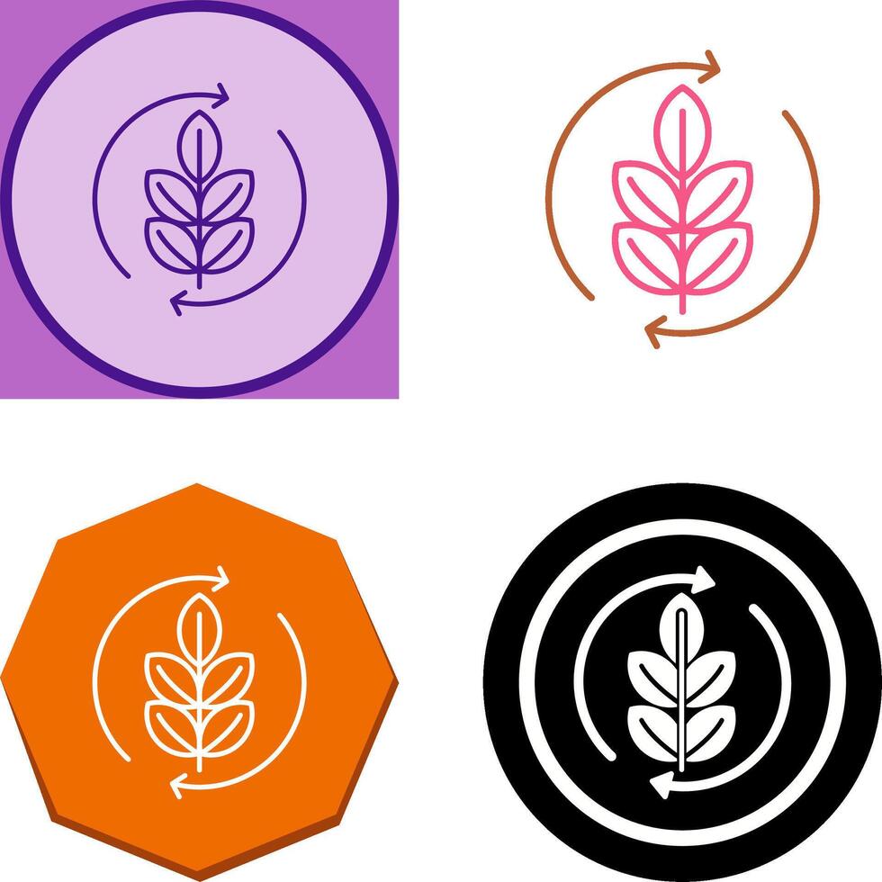 Agronomy Icon Design vector