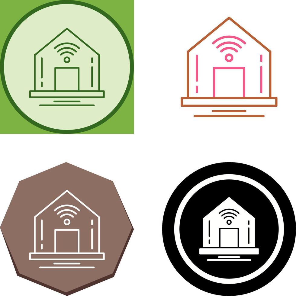 Smart Home Icon Design vector