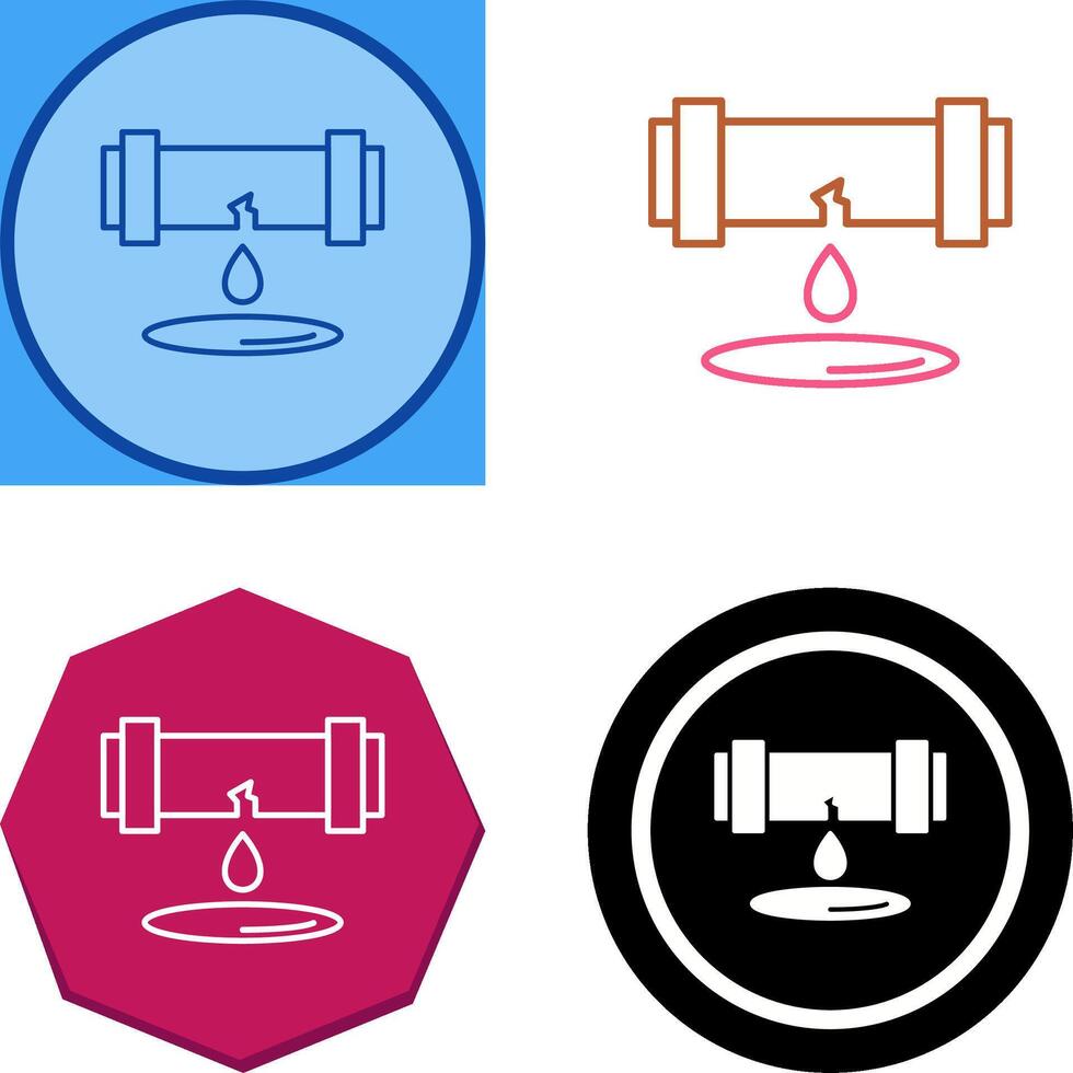 Leak Icon Design vector
