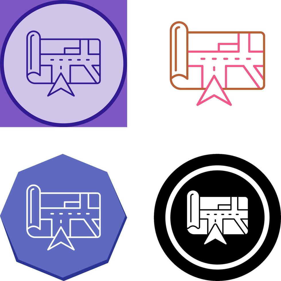 Navigation Icon Design vector