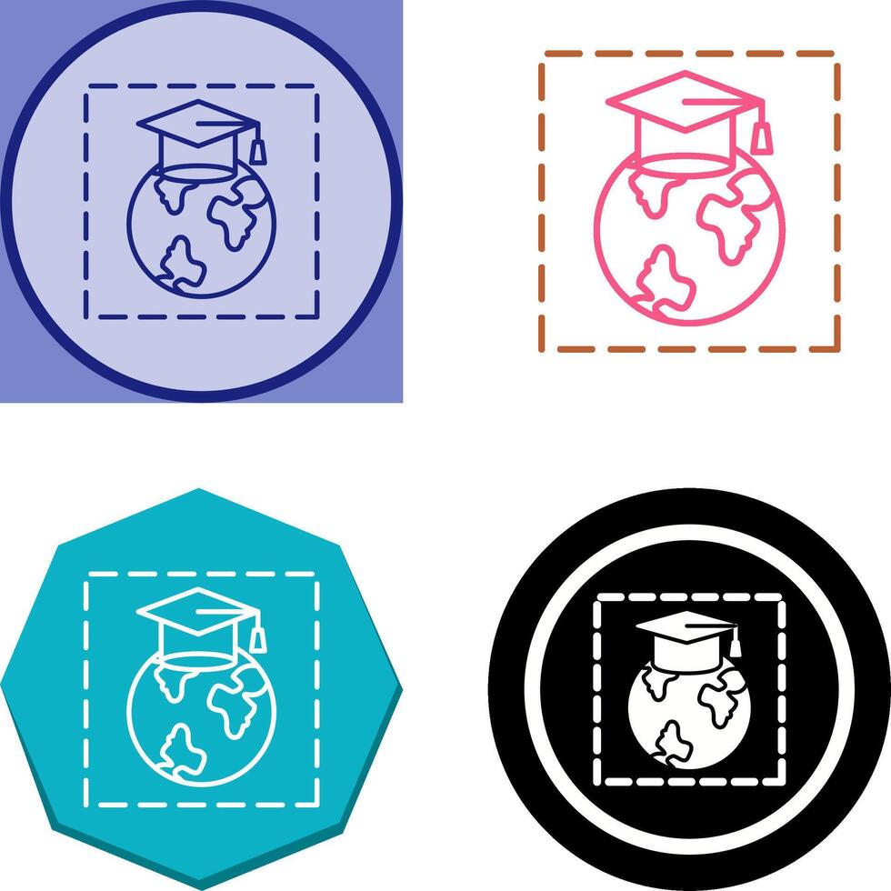 Earth Icon Design vector