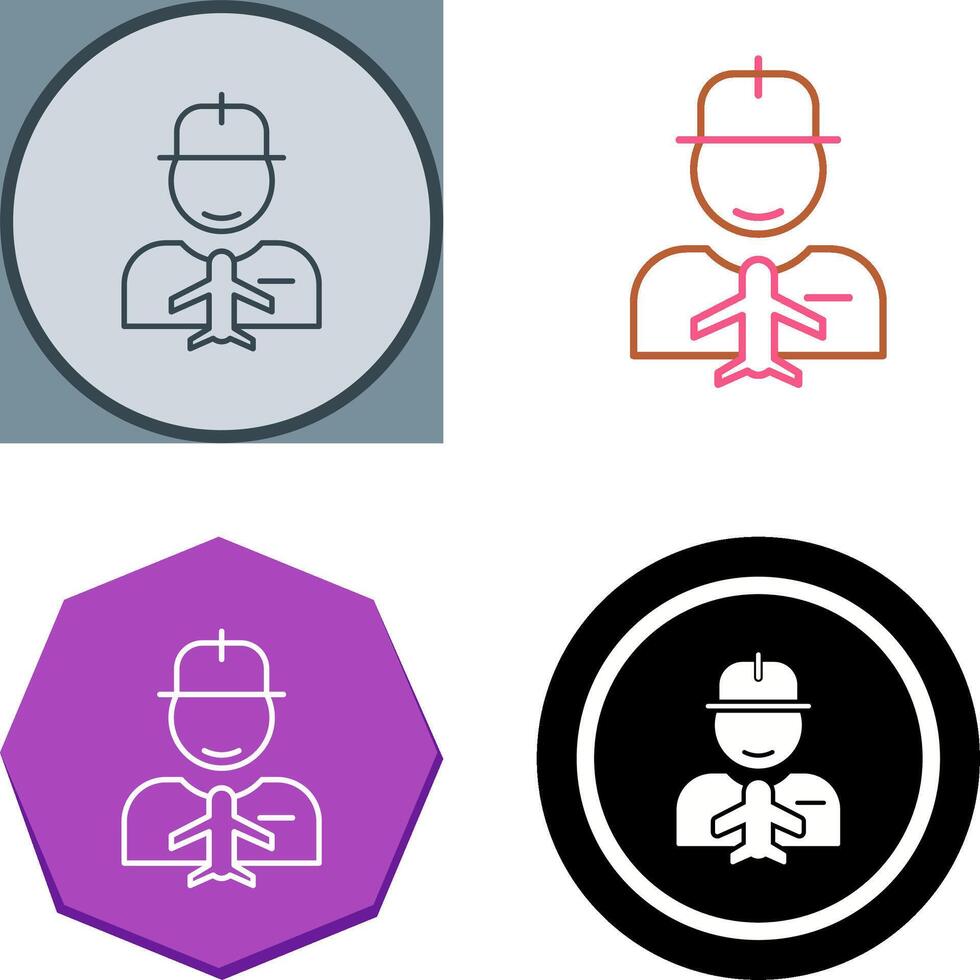 Worker Icon Design vector