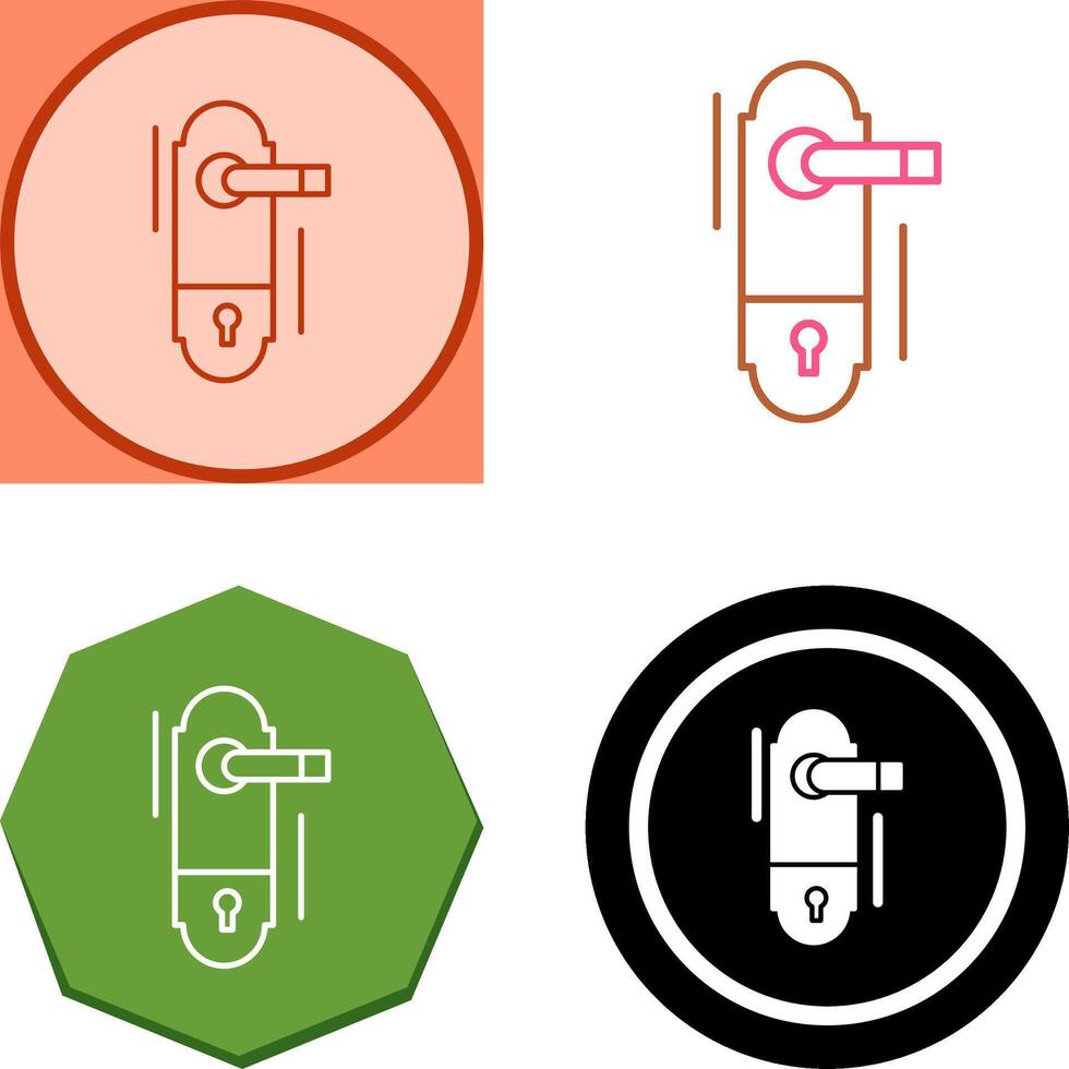 Doorknob Icon Design vector