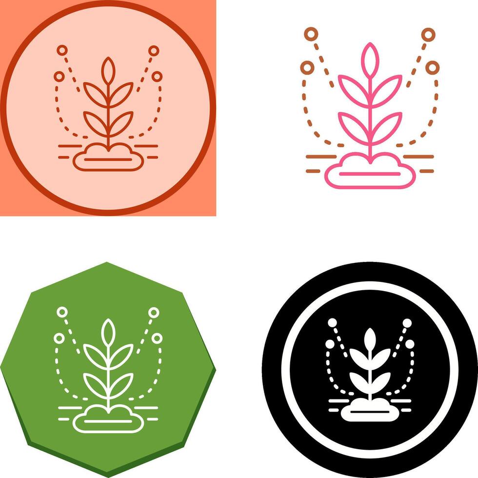 Irrigation System Icon Design vector