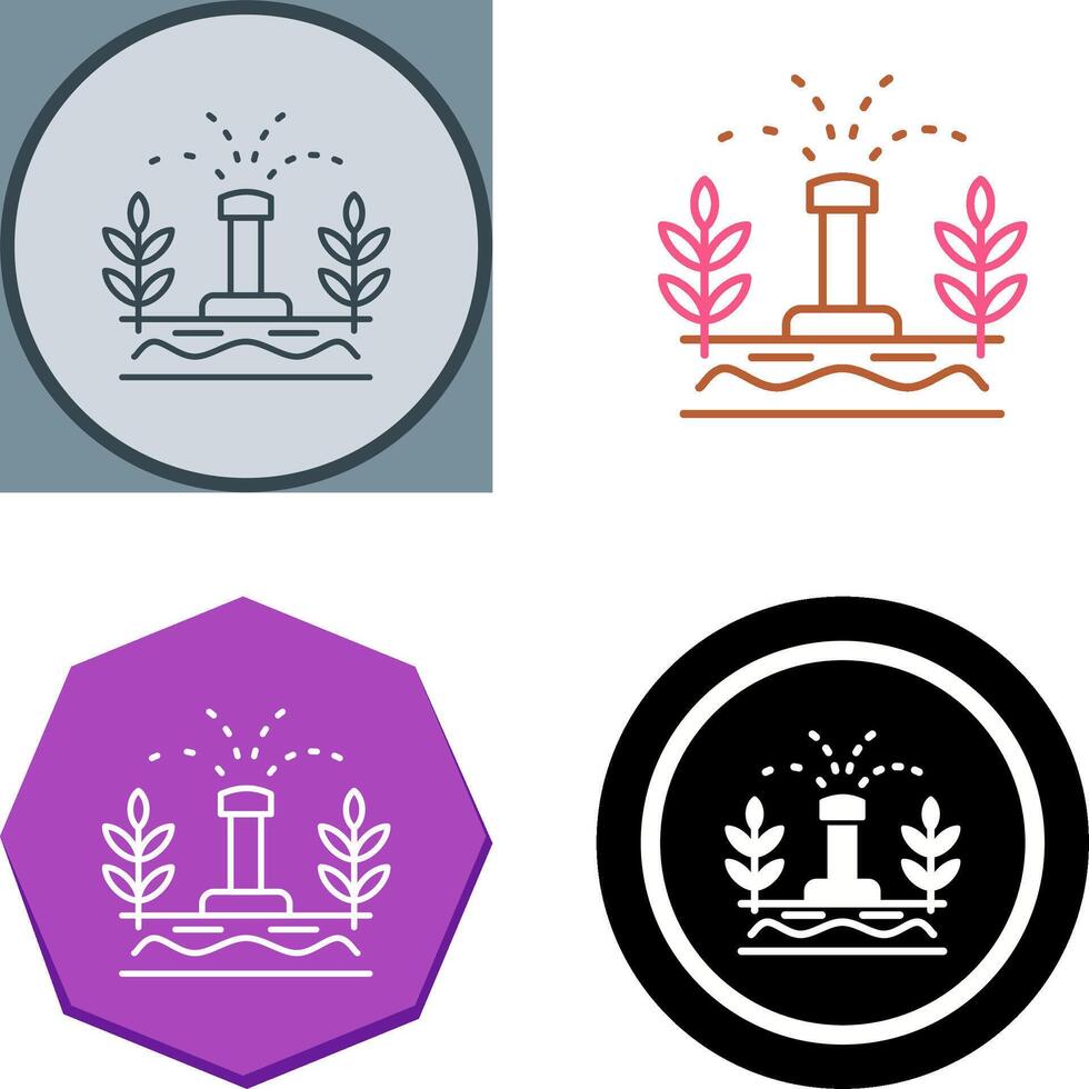 Sprinkler Icon Design vector