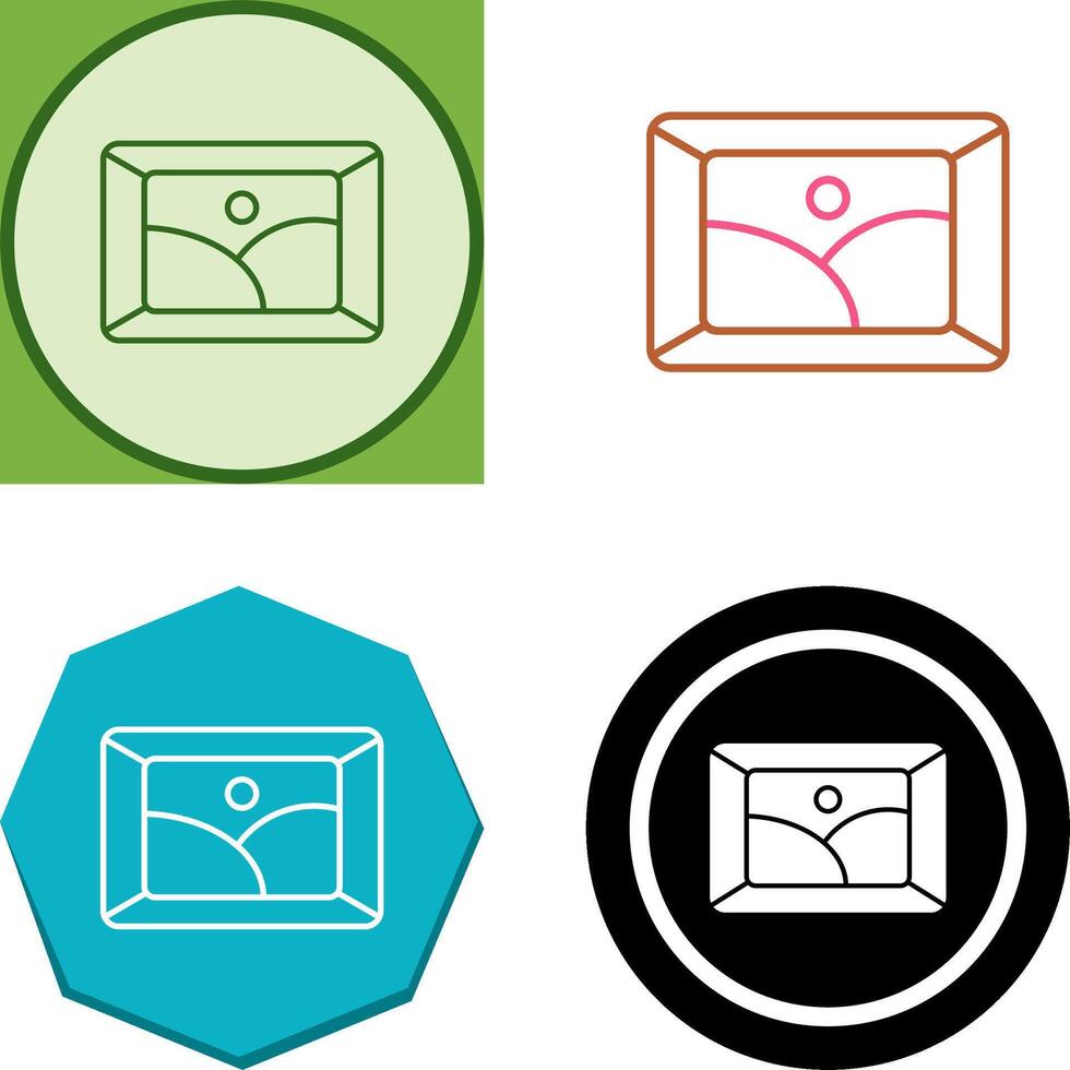 Frame Icon Design vector