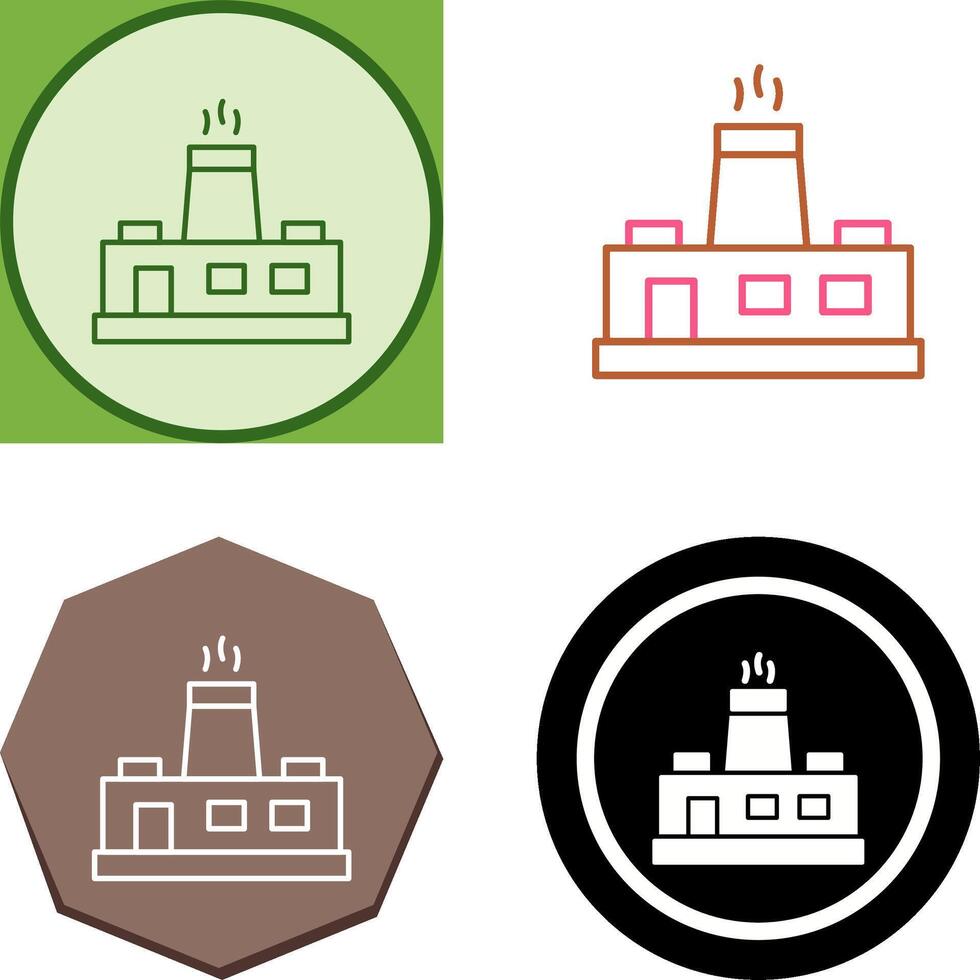 Factory Icon Design vector
