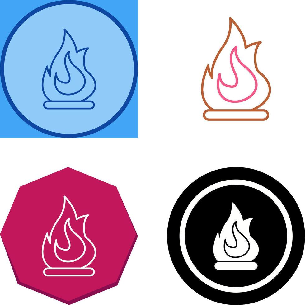 Fire Icon Design vector