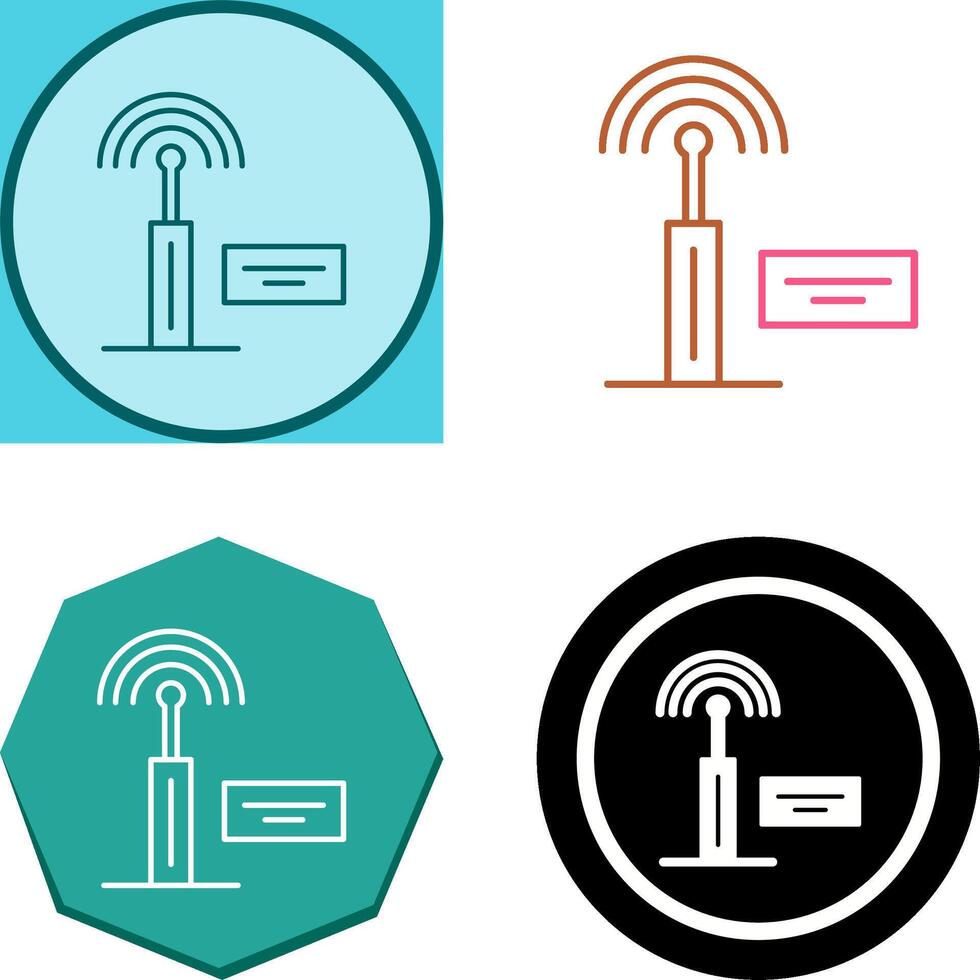 Signal Icon Design vector
