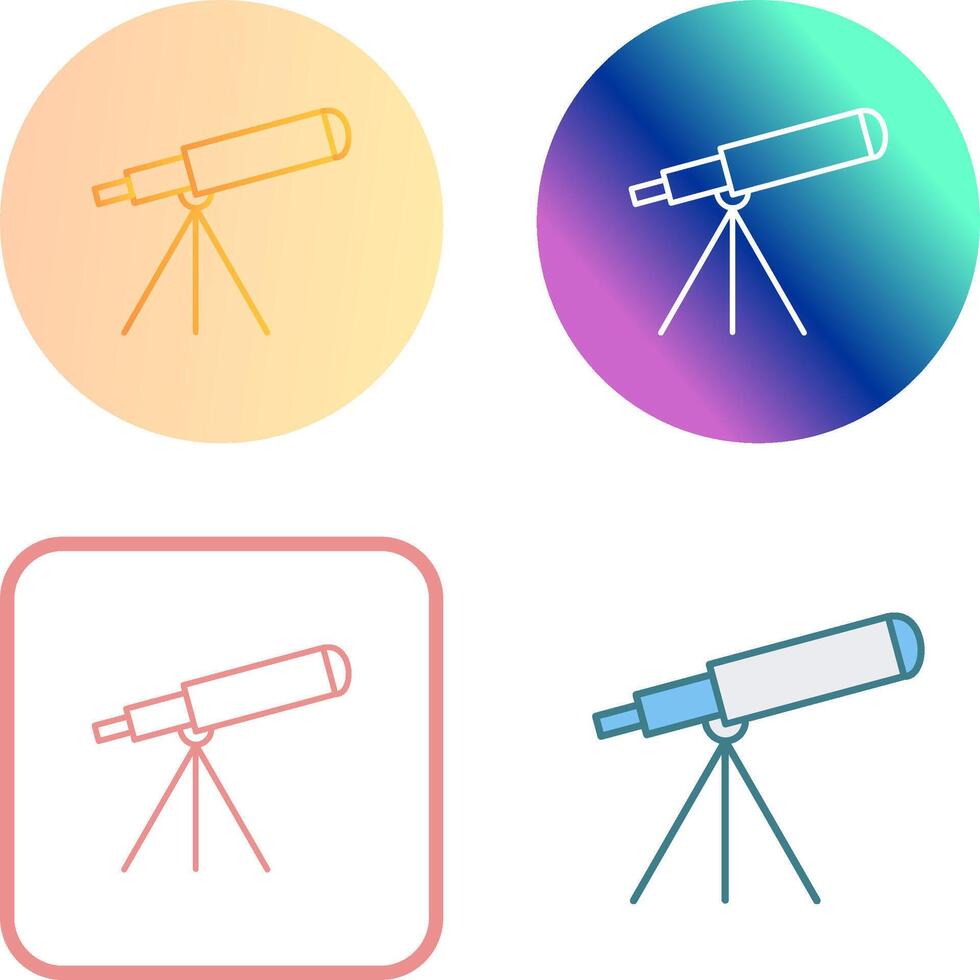Telescope Icon Design vector