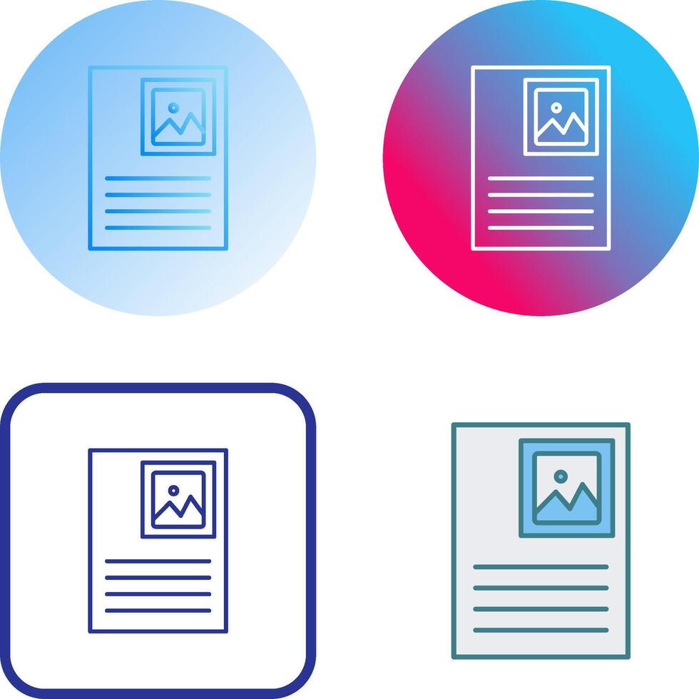 Picture Attachment Icon Design vector